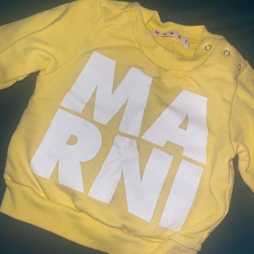 Marni Kids Yellow Sweatshirt